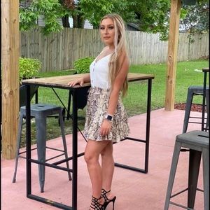 Snakeskin dress/romper